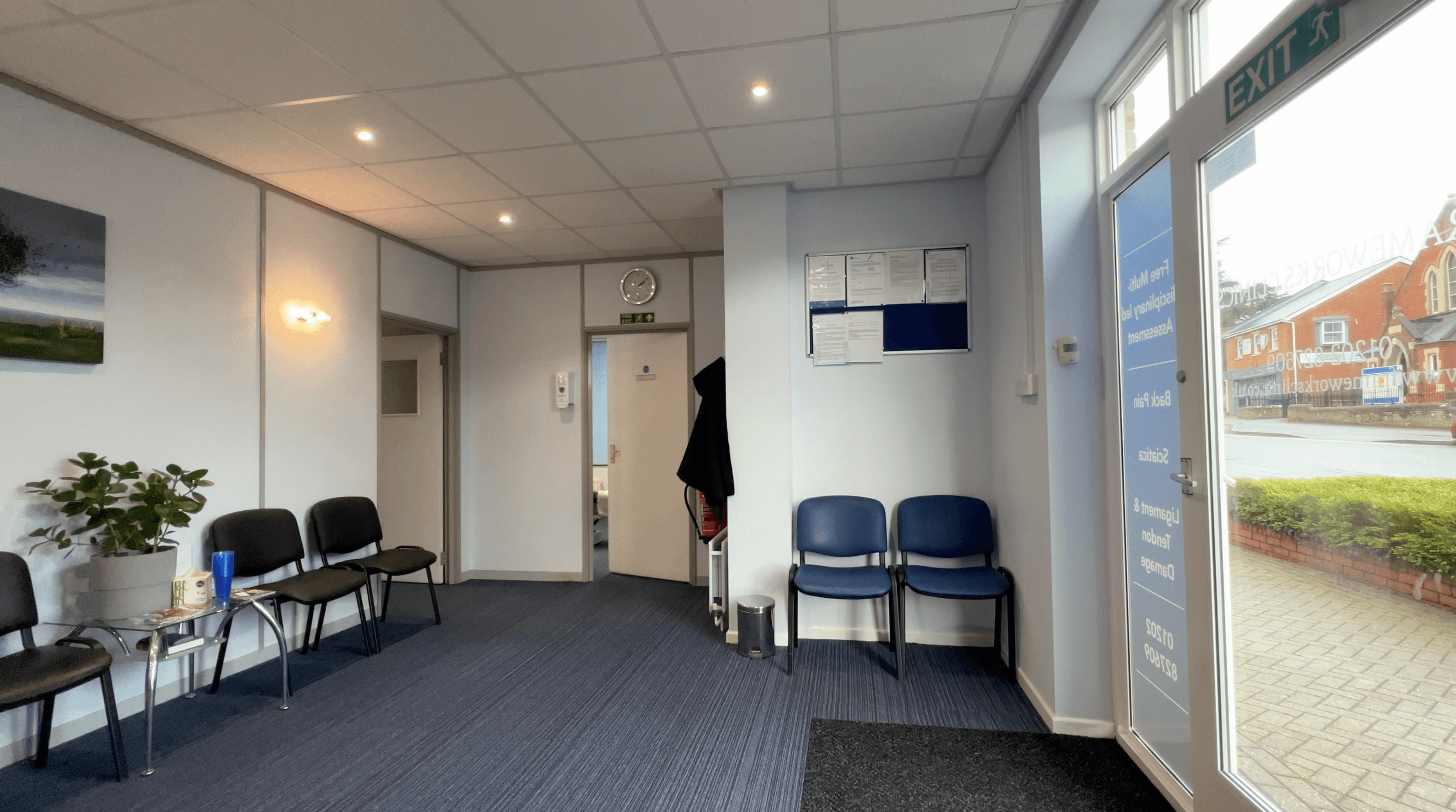 Frameworks Clinic waiting room, Verwood